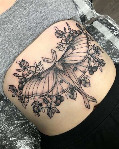 moth underboob tattoo|Breast Tattoos